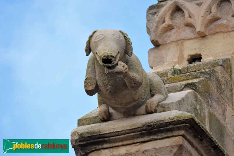 Vallbona de les Monges - Claustre del monestir, gàrgola (Foto: Albert Esteves, 2018) Vallbona de les Monges - Claustre del monestir, gàrgola