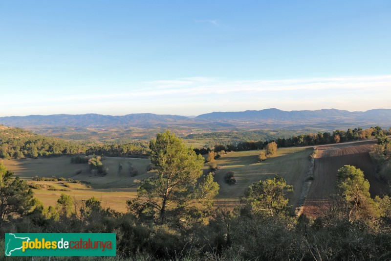 Vallbona de les Monges - Panoràmica des del Tallat