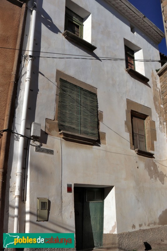 La Fuliola - Casa Terés, façana posterior (Foto: Albert Esteves, 2019) La Fuliola - Casa Terés, façana posterior