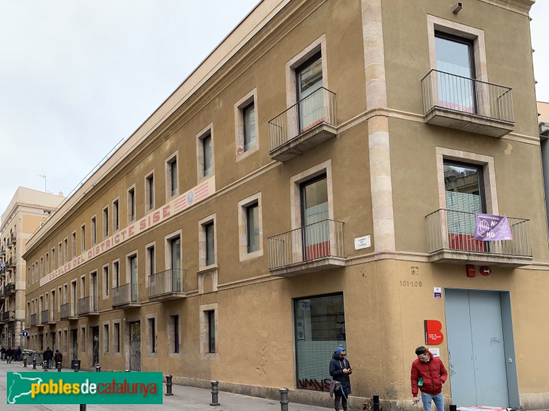 Barcelona - Antigues Escoles del Districte VI (Foto: Albert Esteves, 2019) Barcelona - Antigues Escoles del Districte VI