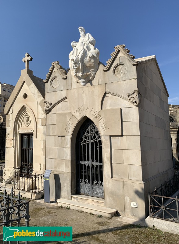 Cementiri del Poblenou - Panteó Niqui (Foto: Albert Esteves, 2019) Cementiri del Poblenou - Panteó Niqui