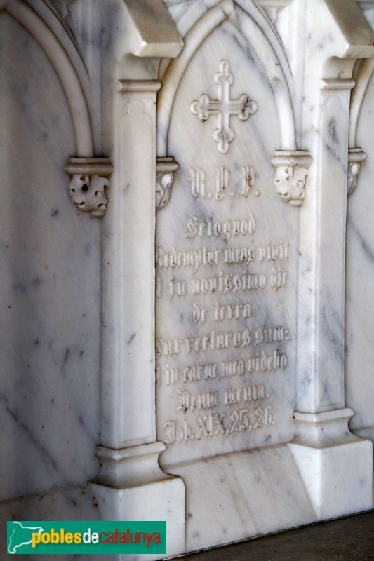 Cementiri del Poblenou - Arc-capella IV (Foto: Albert Esteves, 2019) Cementiri del Poblenou - Arc-capella IV