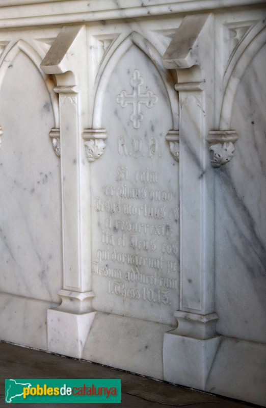 Cementiri del Poblenou - Arc-capella IV (Foto: Albert Esteves, 2019) Cementiri del Poblenou - Arc-capella IV