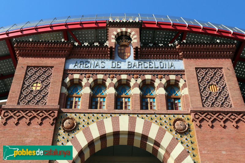 Barcelona - Plaça de toros de Les Arenes (Foto: Albert Esteves, 2019) Barcelona - Plaça de toros de Les Arenes