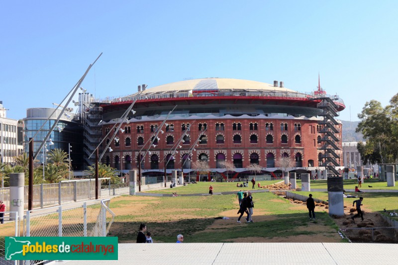 Barcelona - Plaça de toros de Les Arenes (Foto: Albert Esteves, 2019) Barcelona - Plaça de toros de Les Arenes