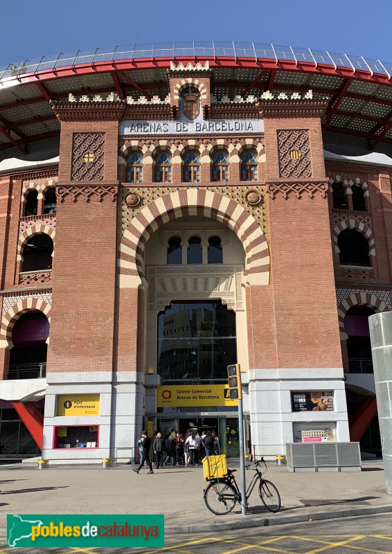 Barcelona - Plaça de toros de Les Arenes (Foto: Albert Esteves, 2019) Barcelona - Plaça de toros de Les Arenes