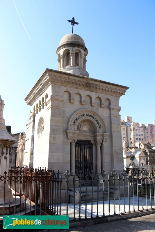 Cementiri del Poblenou - Panteó Semir (Foto: Albert Esteves, 2019) Cementiri del Poblenou - Panteó Semir