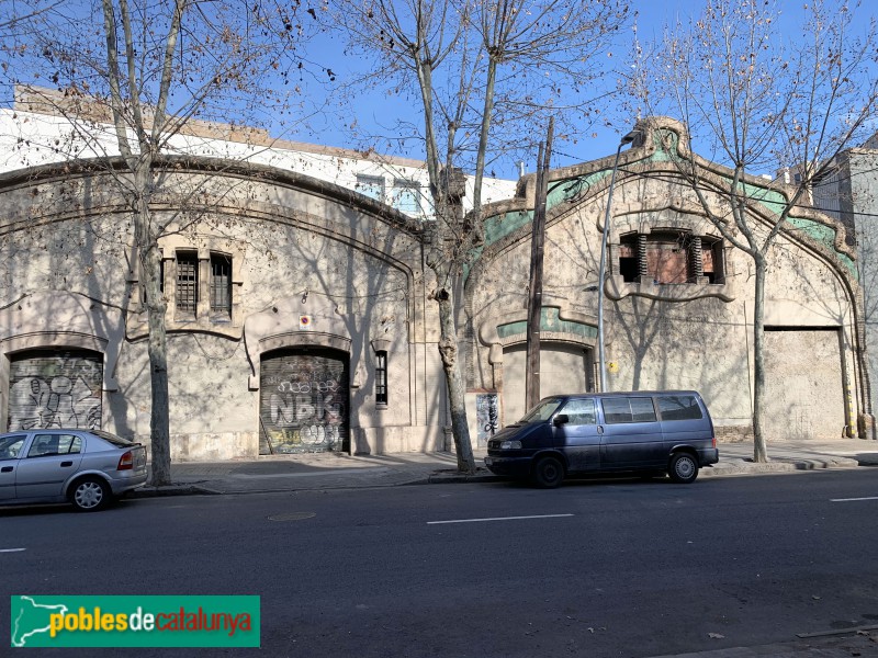 Barcelona - Indústria Baldomero Rovira, abans de la reforma (Foto: Albert Esteves, 2019) Barcelona - Indústria Baldomero Rovira, abans de la reforma