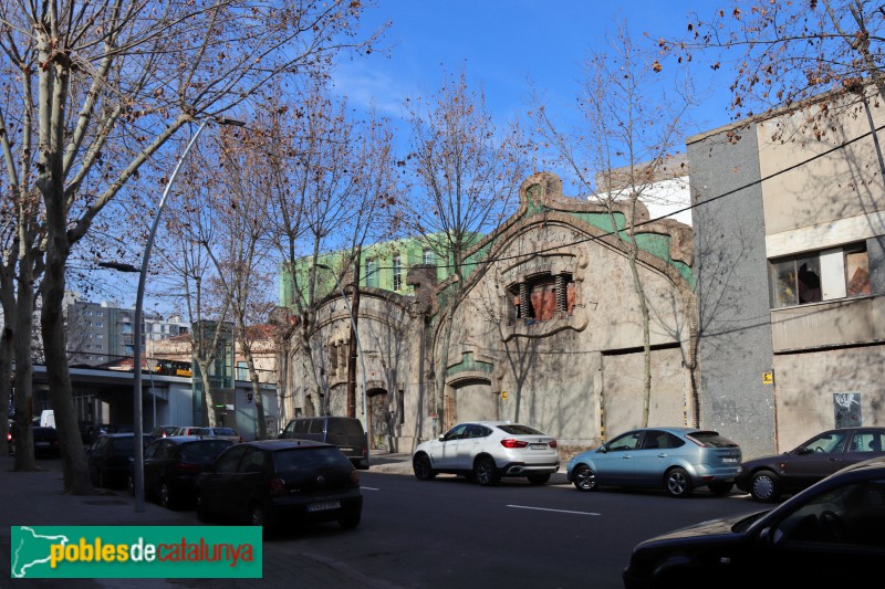 Barcelona - Indústria Baldomero Rovira, abans de la reforma (Foto: Albert Esteves, 2019) Barcelona - Indústria Baldomero Rovira, abans de la reforma