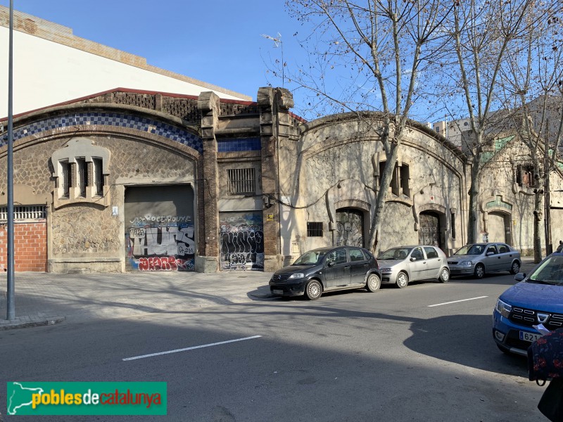 Barcelona - Indústria Baldomero Rovira, abans de la reforma (Foto: Albert Esteves, 2019) Barcelona - Indústria Baldomero Rovira, abans de la reforma