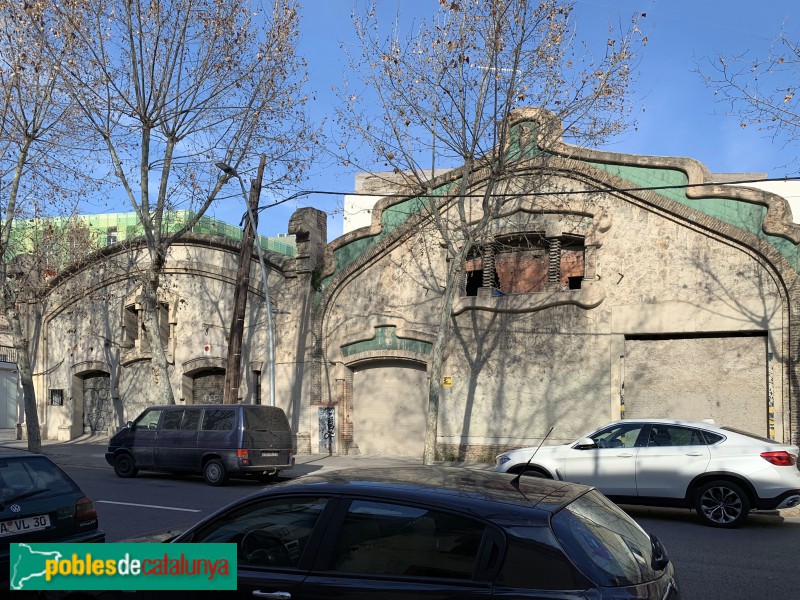 Barcelona - Indústria Baldomero Rovira, abans de la reforma (Foto: Albert Esteves, 2019) Barcelona - Indústria Baldomero Rovira, abans de la reforma