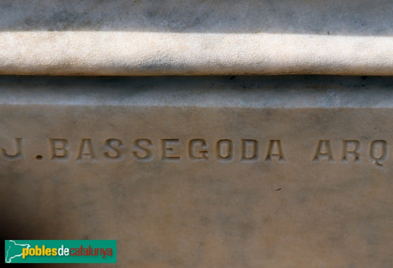 Cementiri dels Caputxins - Panteó Magdalena Palmerola (Foto: Albert Esteves, 2019) Cementiri dels Caputxins - Panteó Magdalena Palmerola