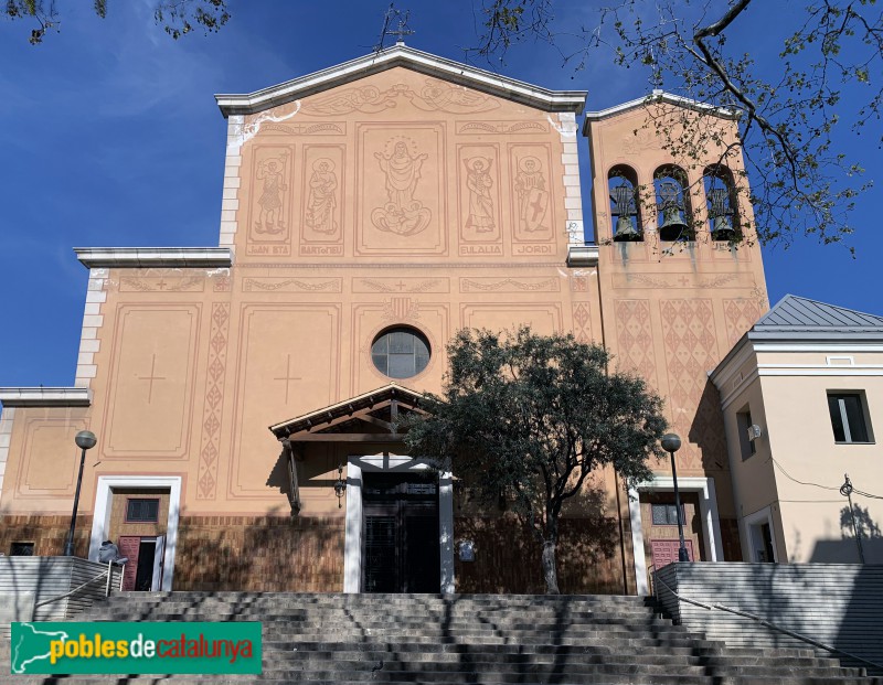 Barcelona - Santa Maria de Sants (Foto: Albert Esteves, 2019) Barcelona - Santa Maria de Sants