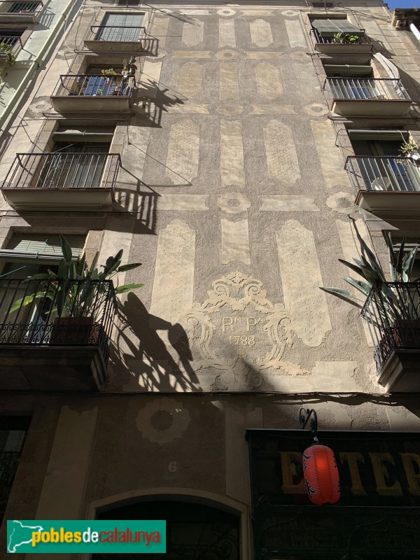 Barcelona - Casa Dorotea Plassa (Bonsuccés, 6) (Foto: Albert Esteves, 2019) Barcelona - Casa Dorotea Plassa (Bonsuccés, 6)