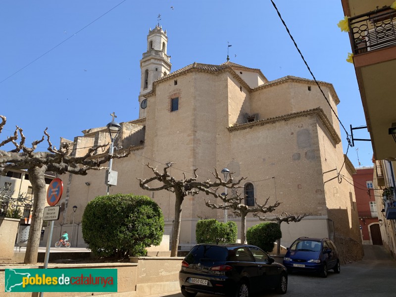 Vila-rodona - Església de Santa Maria (Foto: Albert Esteves, 2019) Vila-rodona - Església de Santa Maria