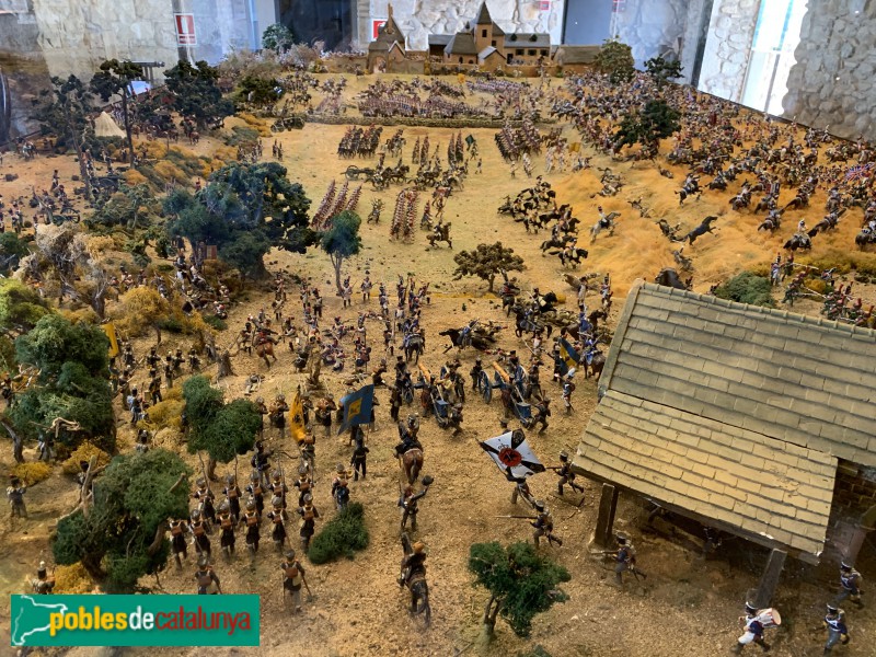 La Bisbal d'Empordà - Maqueta de la batalla de Waterloo (Foto: Albert Esteves, 2019) La Bisbal d'Empordà - Maqueta de la batalla de Waterloo