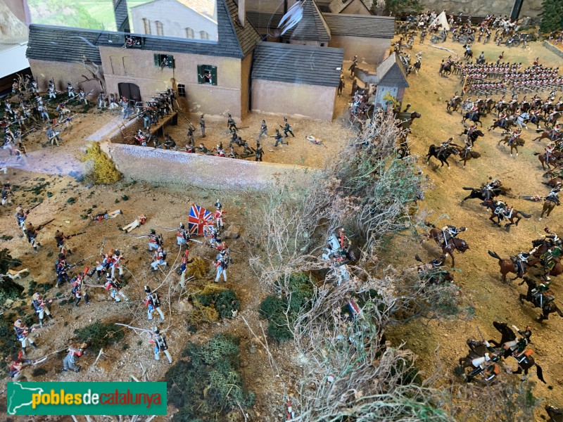 La Bisbal d'Empordà - Maqueta de la batalla de Waterloo (Foto: Albert Esteves, 2019) La Bisbal d'Empordà - Maqueta de la batalla de Waterloo