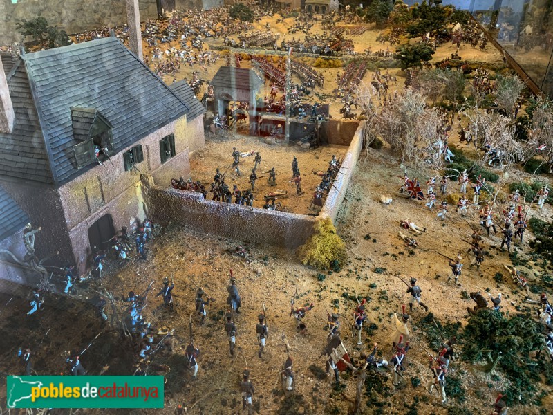 La Bisbal d'Empordà - Maqueta de la batalla de Waterloo (Foto: Albert Esteves, 2019) La Bisbal d'Empordà - Maqueta de la batalla de Waterloo