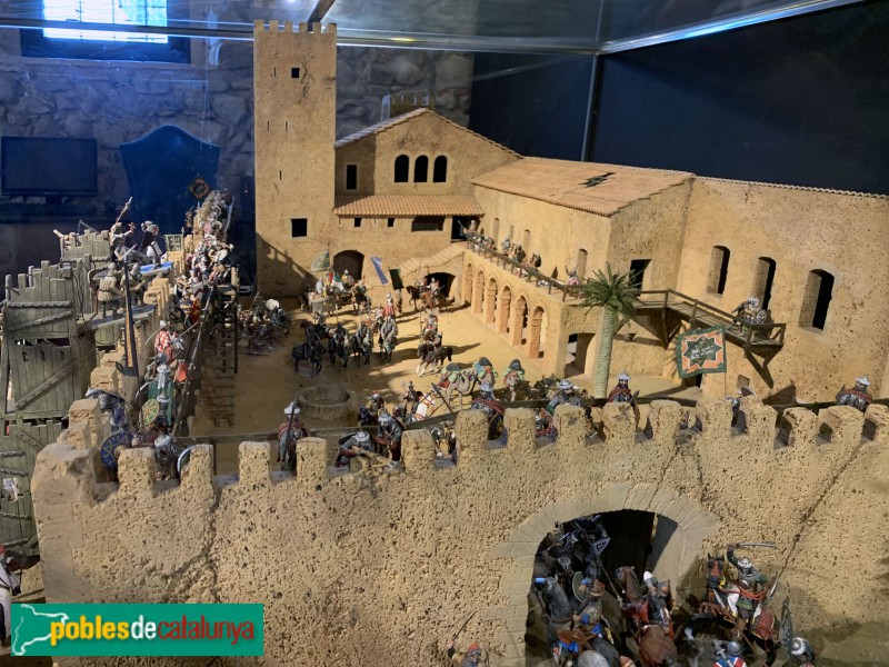 La Bisbal d'Empordà - Maqueta de la la presa del castell (Foto: Albert Esteves, 2019) La Bisbal d'Empordà - Maqueta de la la presa del castell