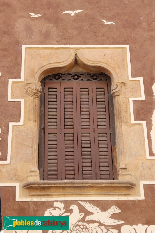 Martorell - Casa Llopart, finestra gòtica (Foto: Albert Esteves, 2019) Martorell - Casa Llopart, finestra gòtica