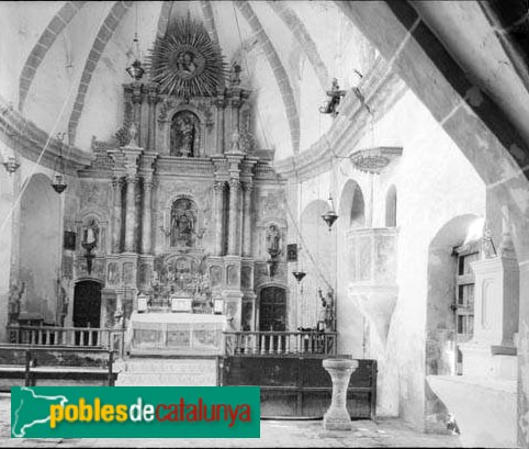 Querol - Sant Jaume de Montagut (Foto: Francesc Blasi -Arxiu fotogràfic C.E.C.-, 1928) Querol - Sant Jaume de Montagut