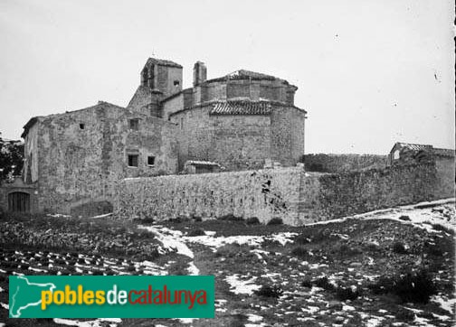 Querol - Sant Jaume de Montagut (Foto: Rossend Flaquer -Arxiu fotogràfic C.E.C.-, 1928) Querol - Sant Jaume de Montagut