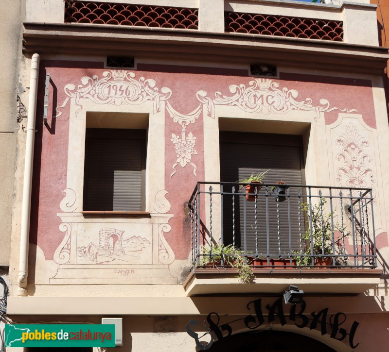 Martorell - Esgrafiats (Jaume Amat,1997) (Foto: Albert Esteves, 2019) Martorell - Esgrafiats (Jaume Amat,1997)