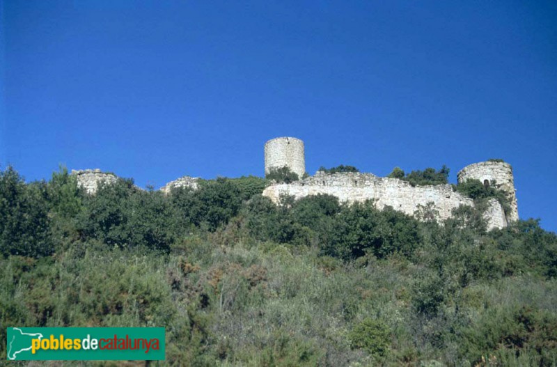Querol - Castell de Saburella (Foto: Germà Garcia -Arxiu Fotogràfic Centre Excursionista de Catalunya-, 2000) Querol - Castell de Saburella