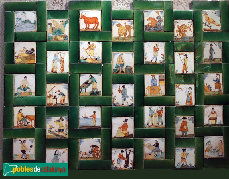 Museu de l'Enrajolada - Rajoles d'oficis (Foto: Albert Esteves, 2019) Museu de l'Enrajolada - Rajoles d'oficis