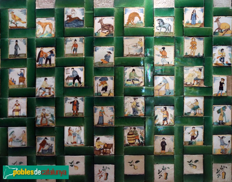 Museu de l'Enrajolada - Rajoles d'oficis (Foto: Albert Esteves, 2019) Museu de l'Enrajolada - Rajoles d'oficis