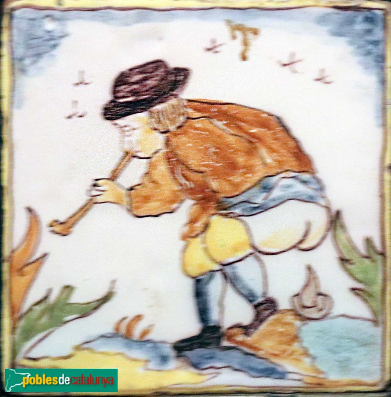 Museu de l'Enrajolada - Rajola d'oficis (Foto: Albert Esteves, 2019) Museu de l'Enrajolada - Rajola d'oficis