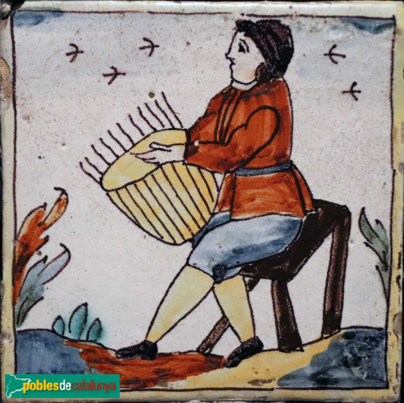 Museu de l'Enrajolada - Rajola d'oficis (Foto: Albert Esteves, 2019) Museu de l'Enrajolada - Rajola d'oficis