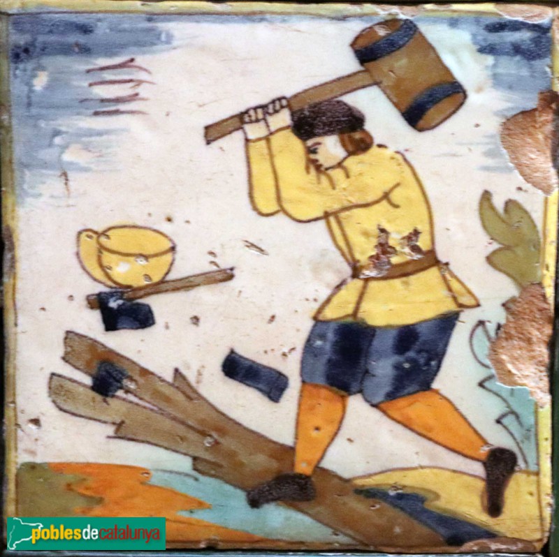 Museu de l'Enrajolada - Rajola d'oficis (Foto: Albert Esteves, 2019) Museu de l'Enrajolada - Rajola d'oficis