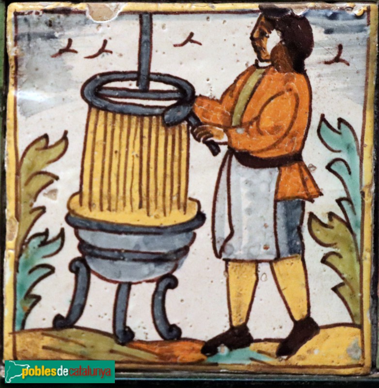 Museu de l'Enrajolada - Rajola d'oficis (Foto: Albert Esteves, 2019) Museu de l'Enrajolada - Rajola d'oficis