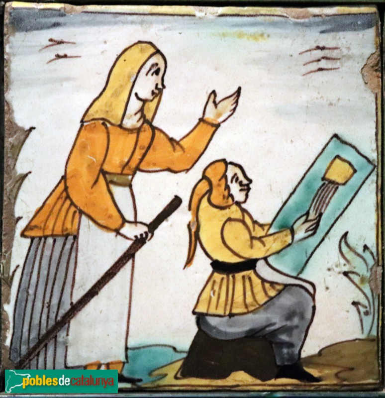 Museu de l'Enrajolada - Rajola d'oficis (Foto: Albert Esteves, 2019) Museu de l'Enrajolada - Rajola d'oficis