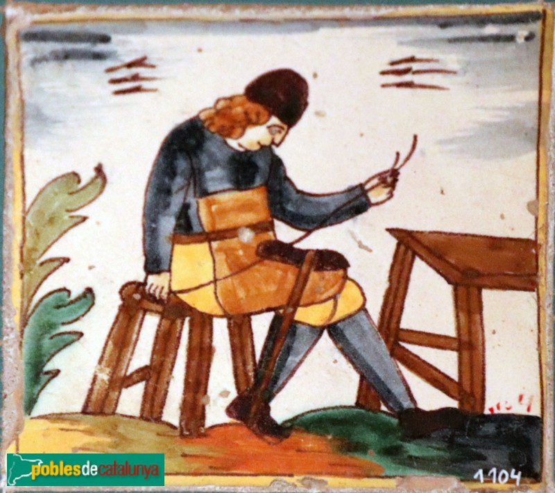 Museu de l'Enrajolada - Rajola d'oficis (Foto: Albert Esteves, 2019) Museu de l'Enrajolada - Rajola d'oficis