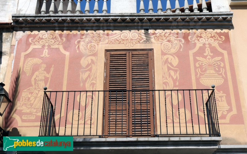 Martorell - Esgrafiats (Jaume Amat,1990) (Foto: Albert Esteves, 2019) Martorell - Esgrafiats (Jaume Amat,1990)