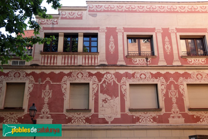 Martorell - Esgrafiats (Jaume Amat,1992) (Foto: Albert Esteves, 2019) Martorell - Esgrafiats (Jaume Amat,1992)