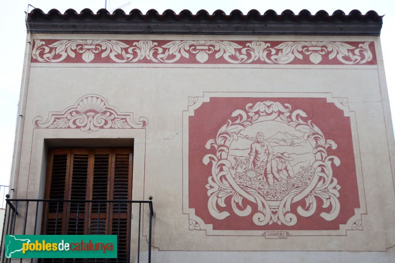 Martorell - Esgrafiats (Jaume Amat,1994) (Foto: Albert Esteves, 2019) Martorell - Esgrafiats (Jaume Amat,1994)