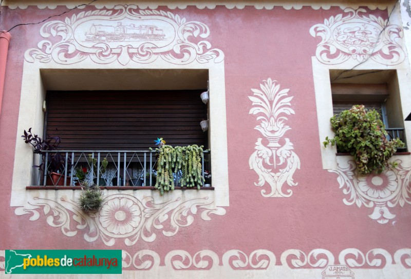 Martorell - Esgrafiats (Jaume Amat,1994) (Foto: Albert Esteves, 2019) Martorell - Esgrafiats (Jaume Amat,1994)