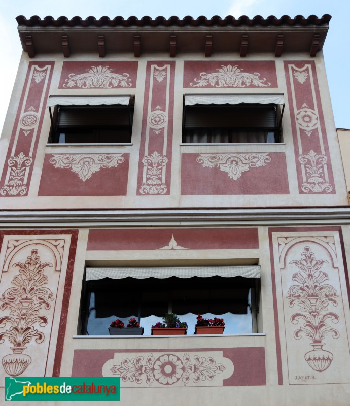 Martorell - Esgrafiats (Jaume Amat,1996) (Foto: Albert Esteves, 2019) Martorell - Esgrafiats (Jaume Amat,1996)