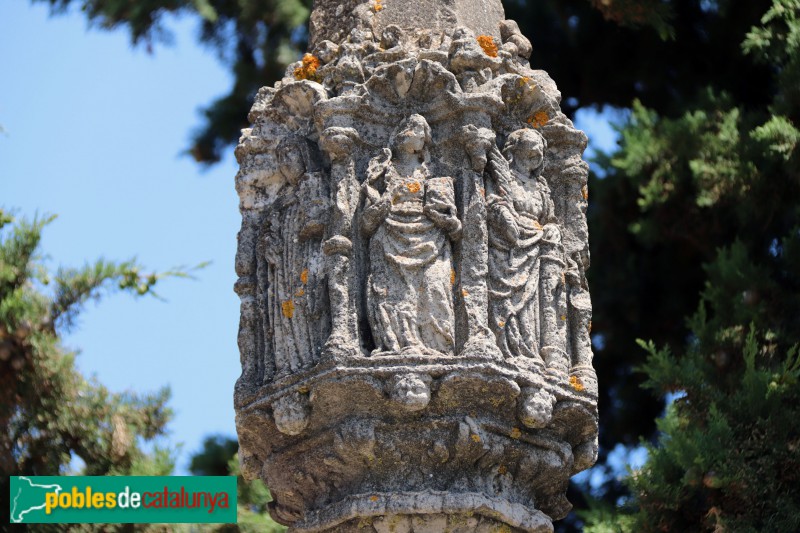 Aiguamúrcia - Creu de terme de Santes Creus (Foto: Albert Esteves, 2019) Aiguamúrcia - Creu de terme de Santes Creus