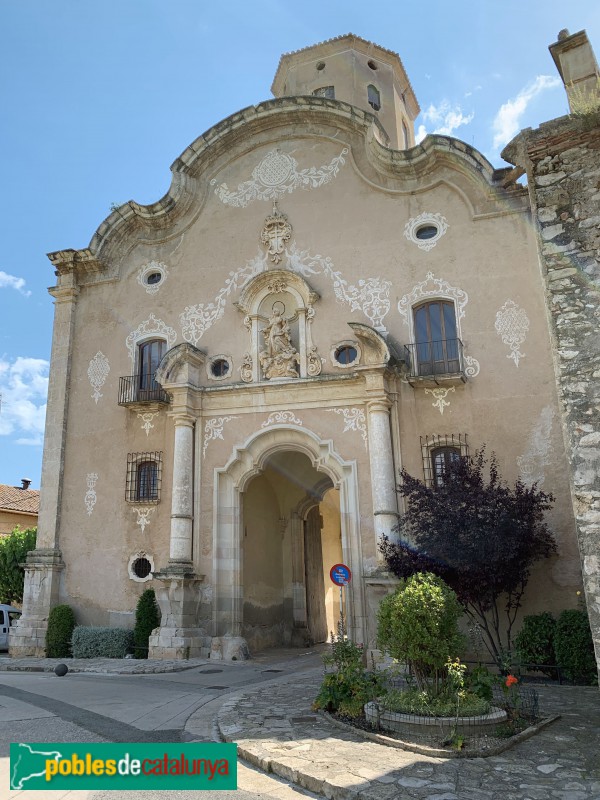 Monestir de Santes Creus - Portal de l'Assumpta, façana plaça Santa Llúcia (Foto: Albert Esteves, 2019) Monestir de Santes Creus - Portal de l'Assumpta, façana plaça Santa Llúcia