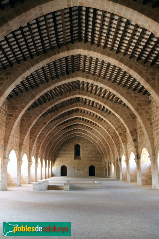 Monsetir de Santes Creus - Dormitori (Foto: Albert Esteves, 2019) Monsetir de Santes Creus - Dormitori
