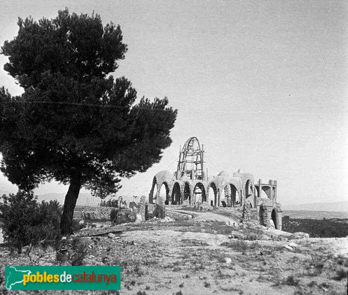 Montferri - Santuari de la M.D. de Montserrat (Foto: Francesc Blasi -Arxiu C.E.C-, entre 1925 i 1920) Montferri - Santuari de la M.D. de Montserrat
