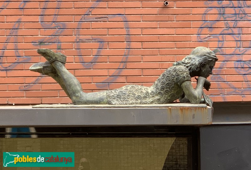 Barcelona - Escultura <i>Anna Frank</i> (Foto: Albert Esteves, 2019) Barcelona - Escultura <i>Anna Frank</i>