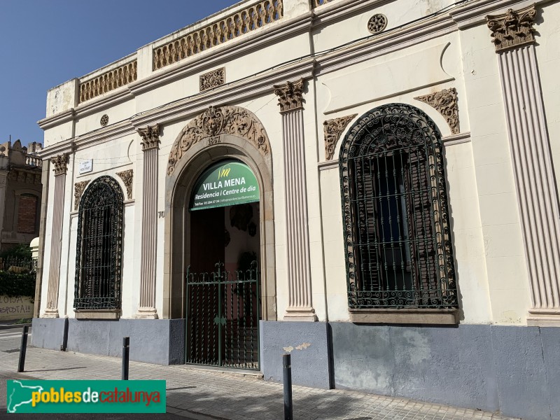 Barcelona - Vil·la Mena (Montmany, 68-70) (Foto: Albert Esteves, 2019) Barcelona - Vil·la Mena (Montmany, 68-70)