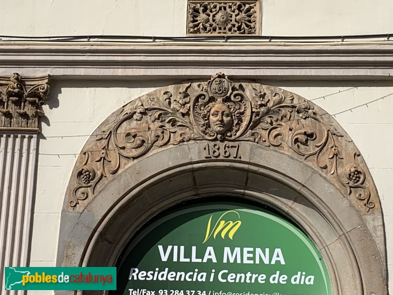 Barcelona - Vil·la Mena (Montmany, 68-70) (Foto: Albert Esteves, 2019) Barcelona - Vil·la Mena (Montmany, 68-70)