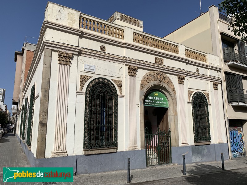 Barcelona - Vil·la Mena (Montmany, 68-70) (Foto: Albert Esteves, 2019) Barcelona - Vil·la Mena (Montmany, 68-70)