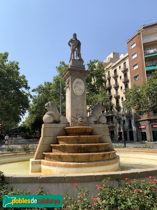 Barcelona - Font d'Hèrcules (Foto: Albert Esteves, 2019) Barcelona - Font d'Hèrcules
